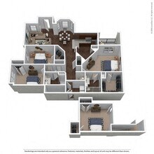3 Beds • 2 Bath 2806 floor plan